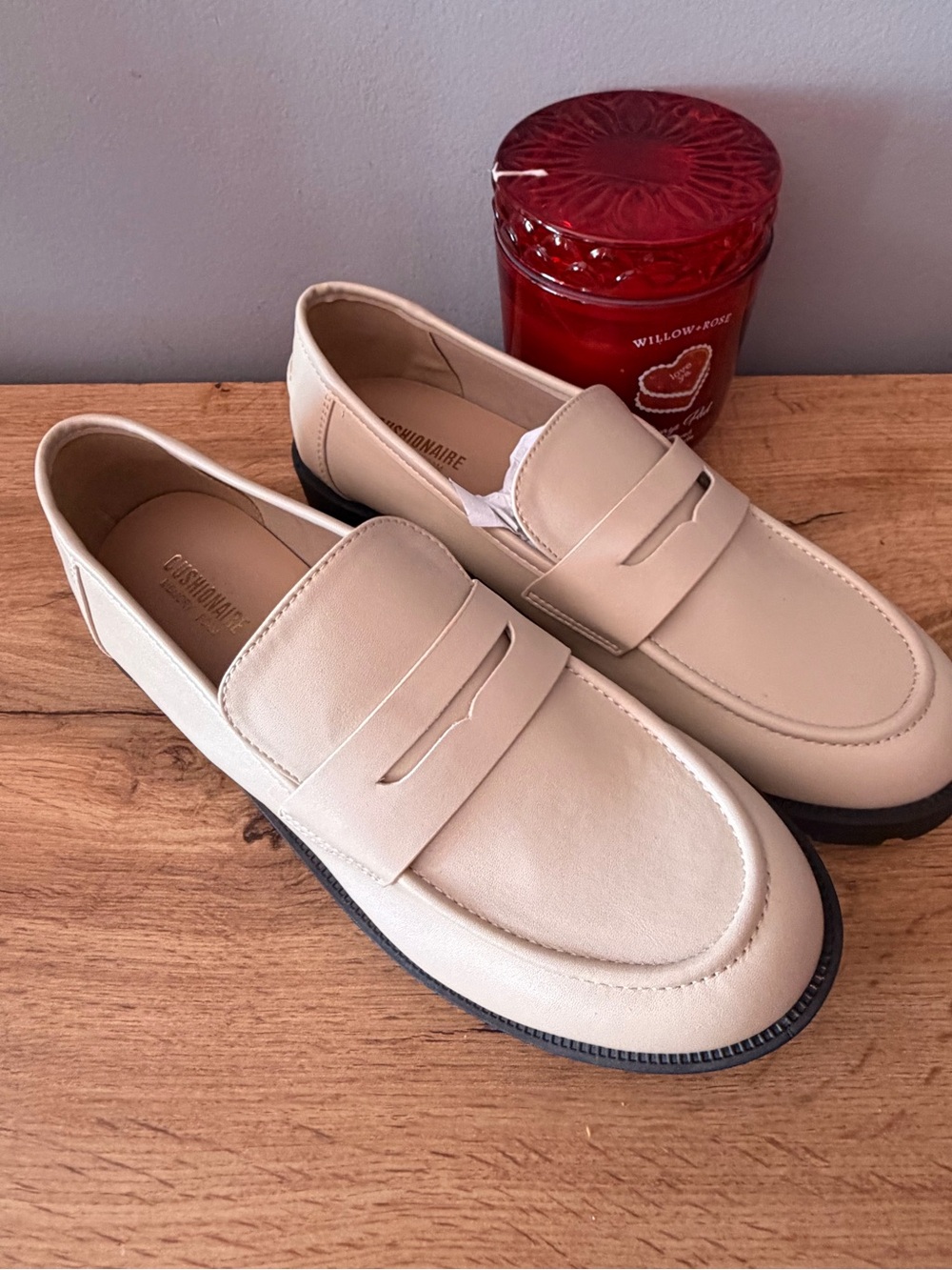 New Cream Women's Penny Loafers — Chic Slip-On Flats